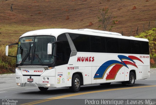 Nunes Turismo 9770 na cidade de Aparecida, São Paulo, Brasil, por Pedro Henrique Gumercindo da Silva. Número da foto: #2865424.