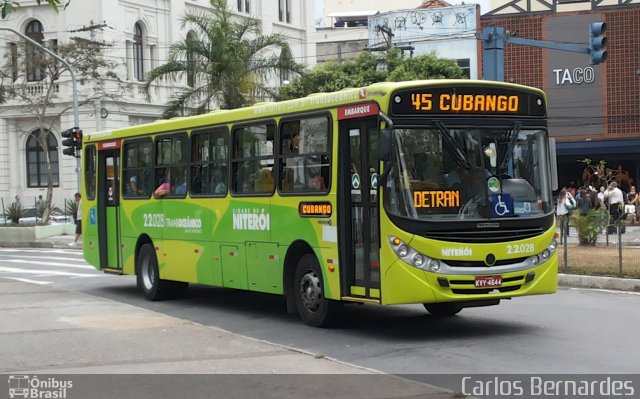Santo Antônio Transportes Niterói 2.2.028 na cidade de Niterói, Rio de Janeiro, Brasil, por Carlos Bernardes. ID da foto: 2864017.