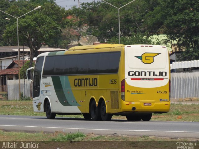 Empresa Gontijo de Transportes 11535 na cidade de Juatuba, Minas Gerais, Brasil, por Altair Júnior. Número da foto: #2865793.