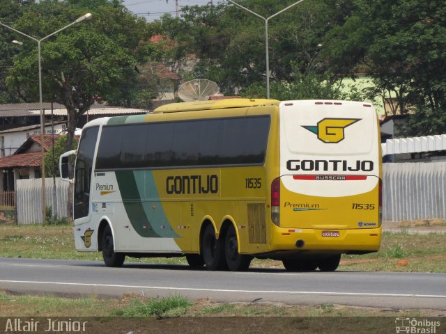 Empresa Gontijo de Transportes 11535 na cidade de Juatuba, Minas Gerais, Brasil, por Altair Júnior. ID da foto: 2865793.