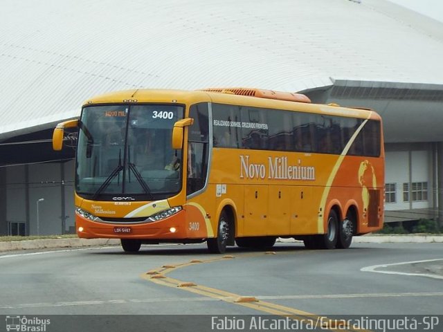 Novo Millenium Turismo 3400 na cidade de Aparecida, São Paulo, Brasil, por Fabio Alcantara. Número da foto: #2867442.