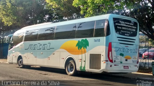 Transportadora Turística Natal 1610 na cidade de São Paulo, São Paulo, Brasil, por Luciano Ferreira da Silva. ID da foto: 2869434.