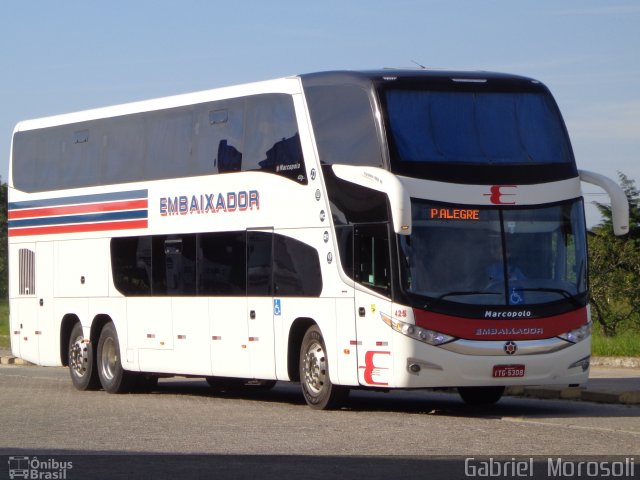 Expresso Embaixador 425 na cidade de Pelotas, Rio Grande do Sul, Brasil, por Gabriel  Morosoli. Número da foto: #2867566.