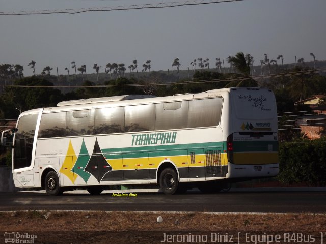 Viação Transpiauí 482 na cidade de Buriti dos Lopes, Piauí, Brasil, por Jerônimo Diniz. ID da foto: 2868460.