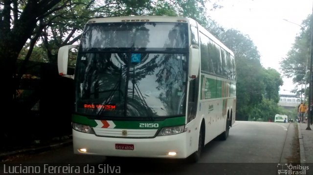 Cia. São Geraldo de Viação 21150 na cidade de São Paulo, São Paulo, Brasil, por Luciano Ferreira da Silva. ID da foto: 2868276.