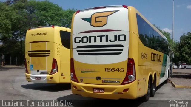 Empresa Gontijo de Transportes 18645 na cidade de São Paulo, São Paulo, Brasil, por Luciano Ferreira da Silva. Número da foto: #2869512.