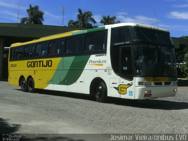 Empresa Gontijo de Transportes 15520 na cidade de Curvelo, Minas Gerais, Brasil, por Josimar Vieira. ID da foto: 2869612.