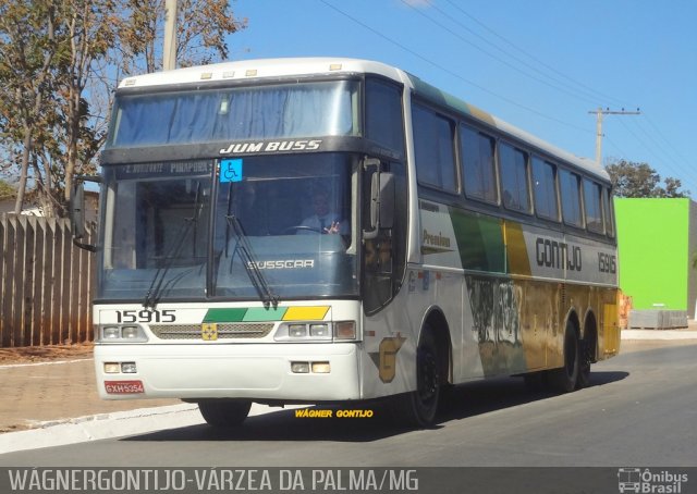 Empresa Gontijo de Transportes 15915 na cidade de Várzea da Palma, Minas Gerais, Brasil, por Wagner Gontijo Várzea da Palma-mg. Número da foto: #2869431.