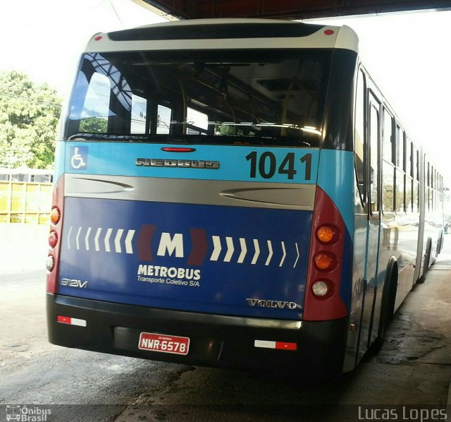 Metrobus 1041 na cidade de Goiânia, Goiás, Brasil, por Lucas Gabriel Resende Lopes. Número da foto: #2869250.