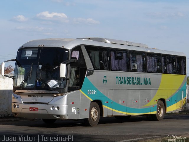 Transbrasiliana Transportes e Turismo 50681 na cidade de Teresina, Piauí, Brasil, por João Victor. ID da foto: 2870918.