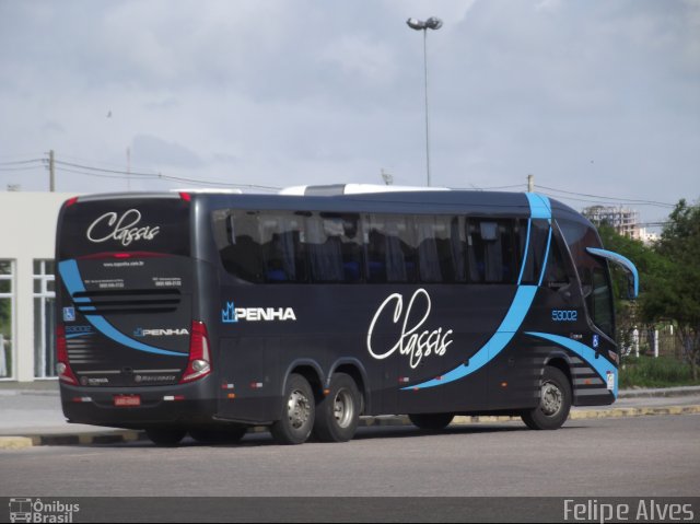Empresa de Ônibus Nossa Senhora da Penha 53002 na cidade de Pelotas, Rio Grande do Sul, Brasil, por Felipe Alves. Número da foto: #2871390.