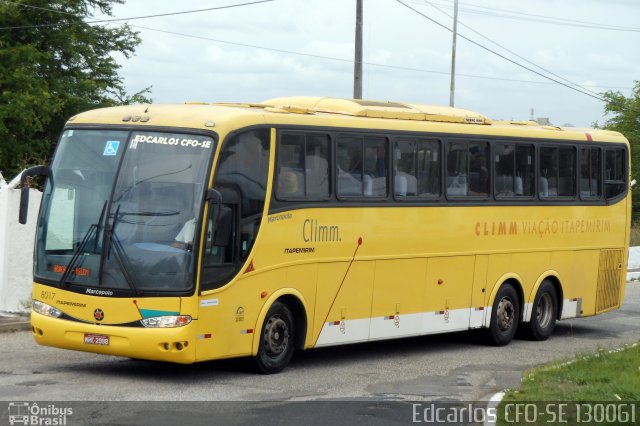 Viação Itapemirim 8017 na cidade de Aracaju, Sergipe, Brasil, por Edcarlos Rodrigues. ID da foto: 2869964.