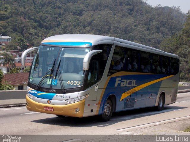 Fácil Transportes e Turismo RJ 140.032 na cidade de Petrópolis, Rio de Janeiro, Brasil, por Lucas Lima. Número da foto: #2871638.
