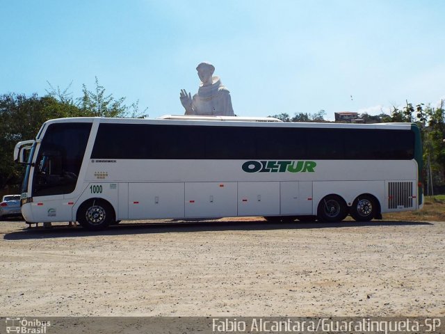 Oletur Transportadora Turística 1000 na cidade de Guaratinguetá, São Paulo, Brasil, por Fabio Alcantara. Número da foto: #2871472.