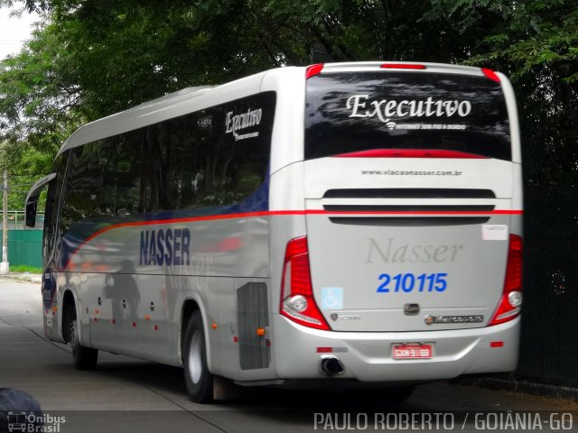 Viação Nasser 210115 na cidade de São Paulo, São Paulo, Brasil, por Paulo Roberto de Morais Amorim. Número da foto: #2870173.