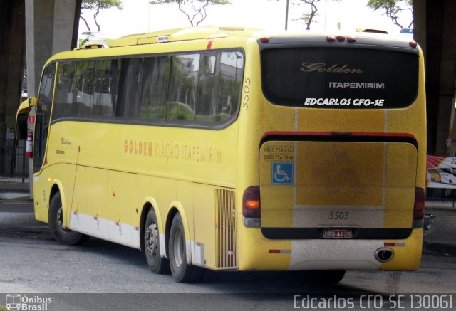 Viação Itapemirim 5505 na cidade de Aracaju, Sergipe, Brasil, por Edcarlos Rodrigues. ID da foto: 2869958.