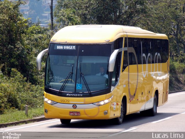 Brisa Ônibus 9109 na cidade de Petrópolis, Rio de Janeiro, Brasil, por Lucas Lima. Número da foto: #2871471.