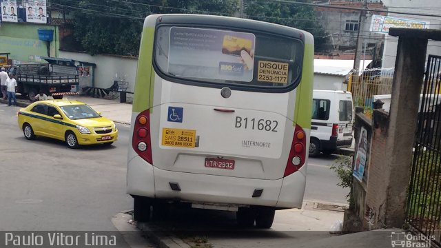 Viação Vila Real B11682 na cidade de Rio de Janeiro, Rio de Janeiro, Brasil, por Paulo Vitor Lima. Número da foto: #2870609.