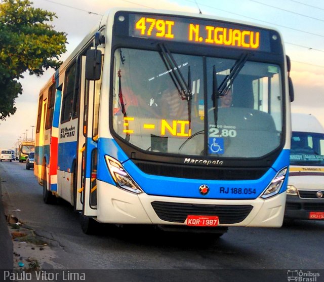 Viação Nossa Senhora da Penha RJ 188.054 na cidade de Rio de Janeiro, Rio de Janeiro, Brasil, por Paulo Vitor Lima. Número da foto: #2873919.