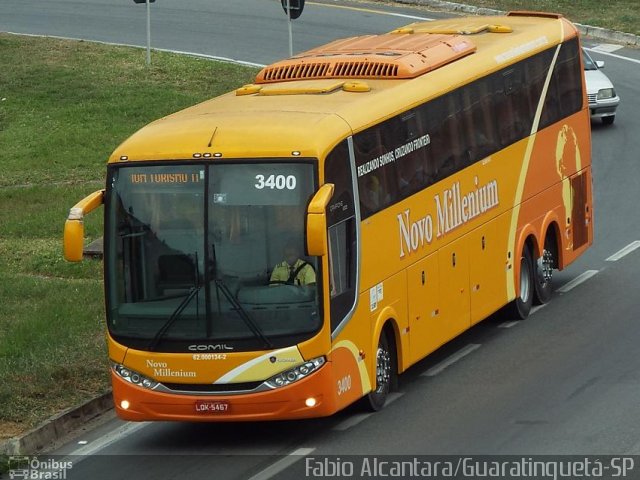 Novo Millenium Turismo 3400 na cidade de Aparecida, São Paulo, Brasil, por Fabio Alcantara. Número da foto: #2874402.