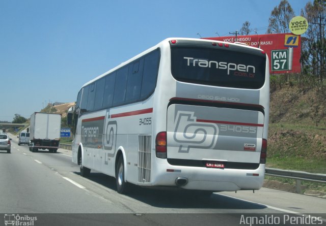 Transpen Transporte Coletivo e Encomendas 34055 na cidade de Araçariguama, São Paulo, Brasil, por Agnaldo Penides. Número da foto: #2874245.