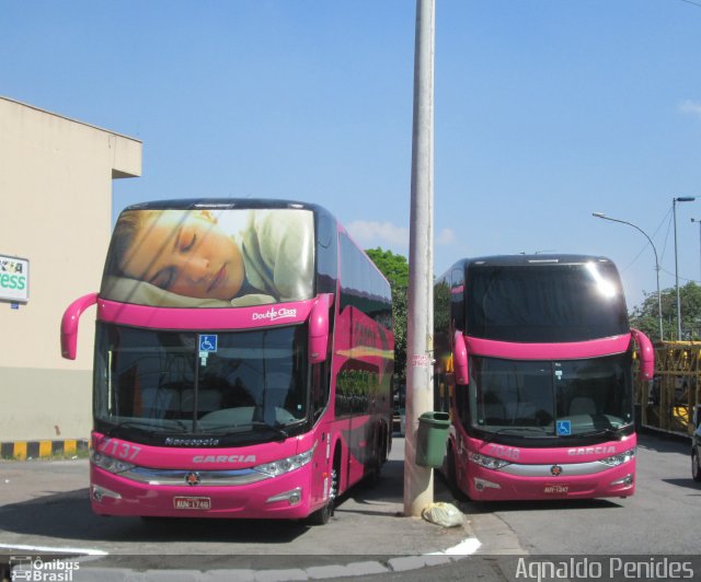 Viação Garcia 7137 na cidade de São Paulo, São Paulo, Brasil, por Agnaldo Penides. Número da foto: #2872323.