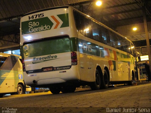 Cia. São Geraldo de Viação 14715 na cidade de Itabirito, Minas Gerais, Brasil, por Daniel Junior Sena. Número da foto: #2873063.