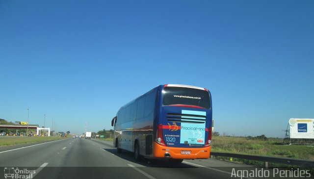 Viação Piracicabana 1320 na cidade de Araçariguama, São Paulo, Brasil, por Agnaldo Penides. Número da foto: #2874228.