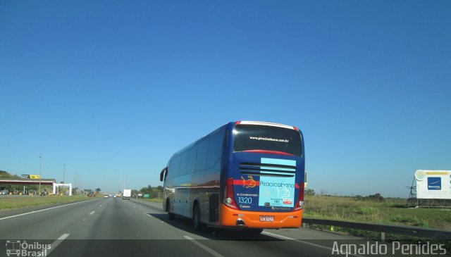 Viação Piracicabana 1320 na cidade de Araçariguama, São Paulo, Brasil, por Agnaldo Penides. ID da foto: 2874228.