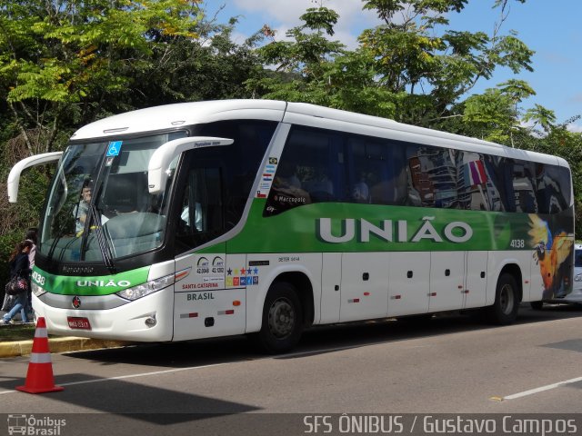Empresa União de Transportes 4138 na cidade de Joinville, Santa Catarina, Brasil, por Gustavo Campos Gatti. Número da foto: #2873912.