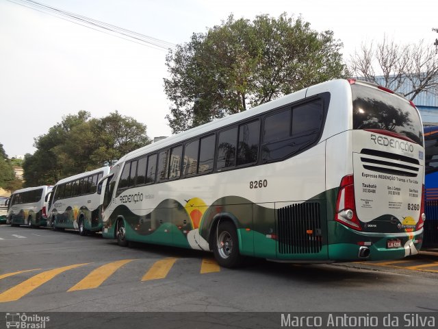 Redenção Turismo 8260 na cidade de São Bernardo do Campo, São Paulo, Brasil, por Marco Antonio da Silva. Número da foto: #2873693.