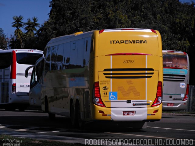 Viação Itapemirim 60783 na cidade de Curitiba, Paraná, Brasil, por Roger Coelho. Número da foto: #2873085.
