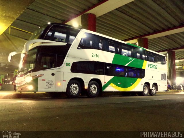 Verde Transportes 2214 na cidade de Cuiabá, Mato Grosso, Brasil, por Alexandre Rodrigo. Número da foto: #2872246.