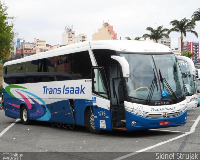Trans Isaak Turismo 1273 na cidade de Aparecida, São Paulo, Brasil, por Sidnei Machado Strujak. Número da foto: #2874238.