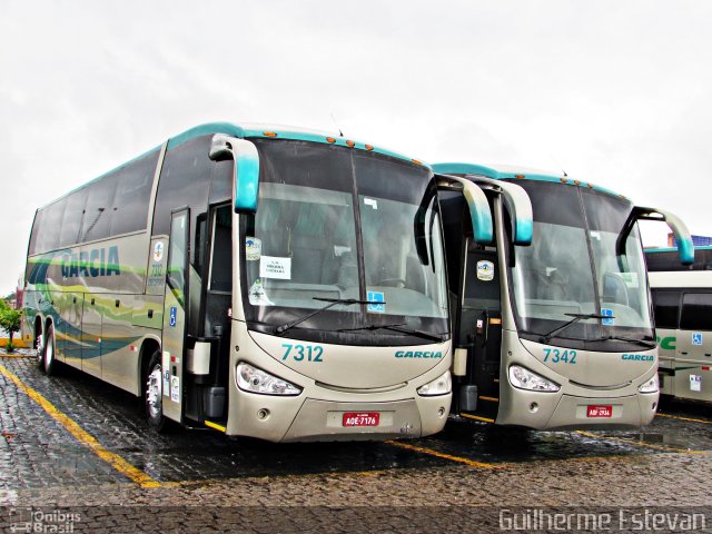 Viação Garcia 7312 na cidade de Londrina, Paraná, Brasil, por Guilherme Estevan. ID da foto: 2814593.