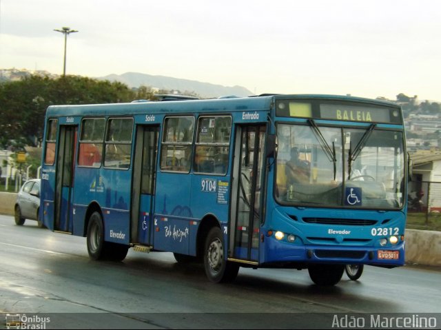 Sagrada Família Ônibus 02812 na cidade de Belo Horizonte, Minas Gerais, Brasil, por Adão Raimundo Marcelino. ID da foto: 2814905.