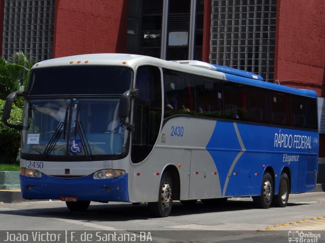 Rápido Federal 2430 na cidade de Feira de Santana, Bahia, Brasil, por João Victor. Número da foto: #2814927.