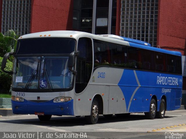 Rápido Federal 2430 na cidade de Feira de Santana, Bahia, Brasil, por João Victor. ID da foto: 2814927.