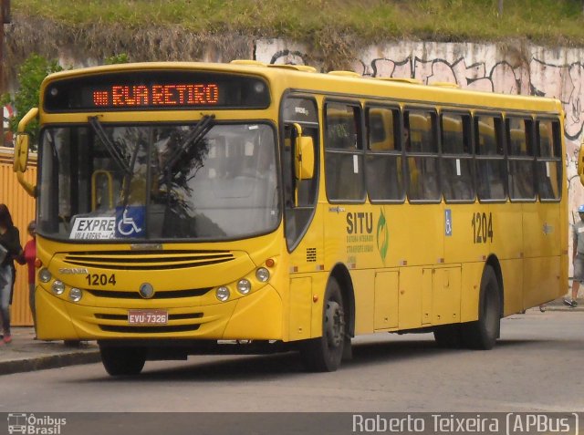 Viação Leme 1204 na cidade de Jundiaí, São Paulo, Brasil, por Roberto Teixeira. ID da foto: 2815647.