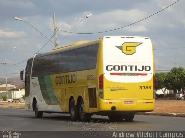 Empresa Gontijo de Transportes 11785 na cidade de Pirapora, Minas Gerais, Brasil, por Andrew Campos. ID da foto: 2814866.