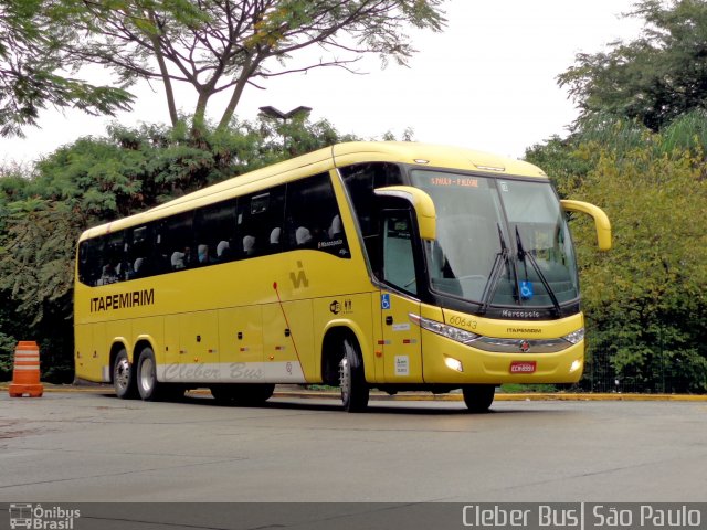 Viação Itapemirim 60643 na cidade de São Paulo, São Paulo, Brasil, por Cleber Bus. ID da foto: 2815653.