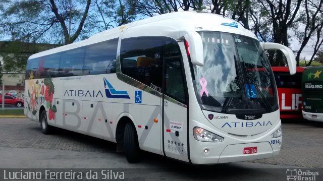 Viação Atibaia São Paulo 1014 na cidade de São Paulo, São Paulo, Brasil, por Luciano Ferreira da Silva. ID da foto: 2814814.