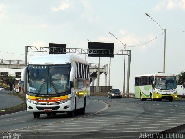 Saritur - Santa Rita Transporte Urbano e Rodoviário 28400 na cidade de Betim, Minas Gerais, Brasil, por Adão Raimundo Marcelino. Número da foto: #2876151.