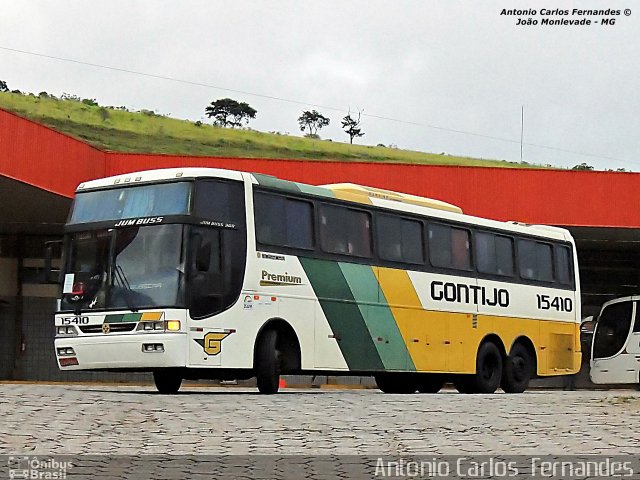 Empresa Gontijo de Transportes 15410 na cidade de João Monlevade, Minas Gerais, Brasil, por Antonio Carlos Fernandes. ID da foto: 2874883.