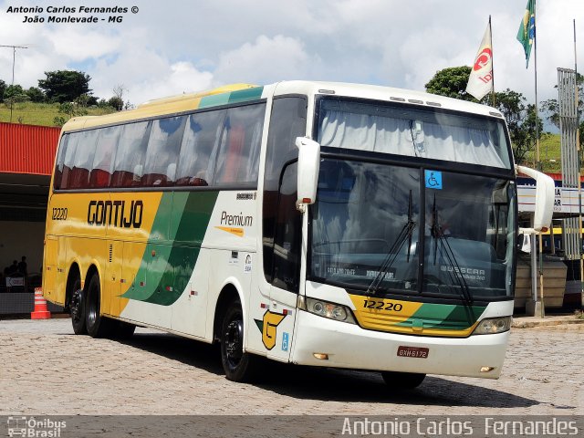 Empresa Gontijo de Transportes 12220 na cidade de João Monlevade, Minas Gerais, Brasil, por Antonio Carlos Fernandes. ID da foto: 2874874.