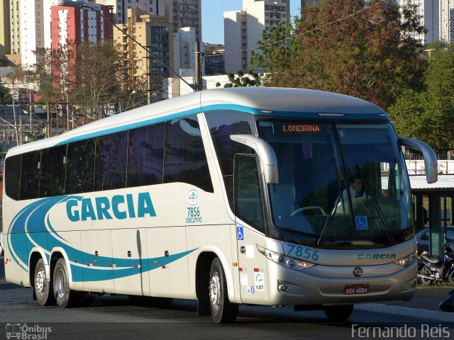 Viação Garcia 7856 na cidade de Ribeirão Preto, São Paulo, Brasil, por Fernando Reis. Número da foto: #2874878.