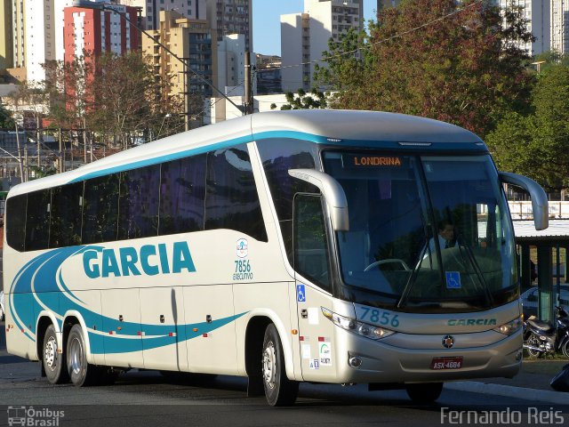 Viação Garcia 7856 na cidade de Ribeirão Preto, São Paulo, Brasil, por Fernando Reis. ID da foto: 2874878.