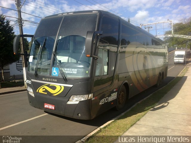 Expresso Nordeste 4510 na cidade de Guarapuava, Paraná, Brasil, por Lucas Henrique Mendes. Número da foto: #2874990.