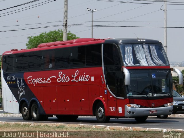 Expresso São Luiz 7130 na cidade de Brasília, Distrito Federal, Brasil, por João Victor. Número da foto: #2876224.