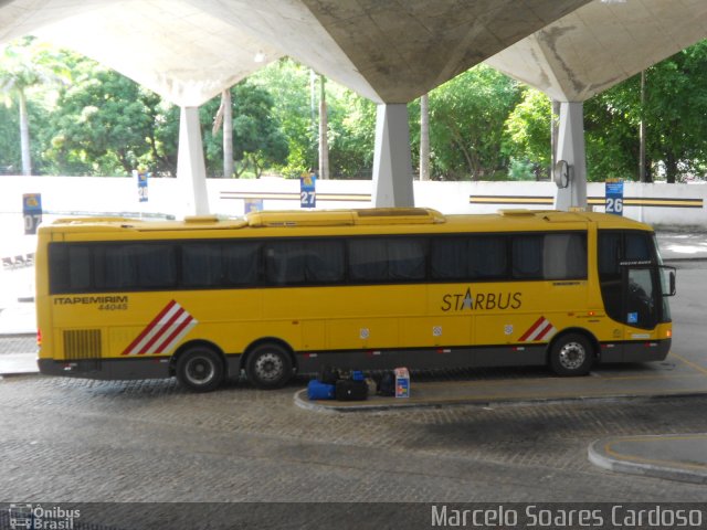 Viação Itapemirim 44045 na cidade de Fortaleza, Ceará, Brasil, por Marcelo Soares Cardoso. ID da foto: 2874647.